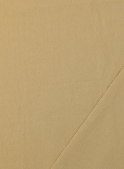 beige - stonewashed popeline katoen