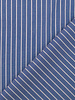 Madeline Vertical stripes white and blue - cotton