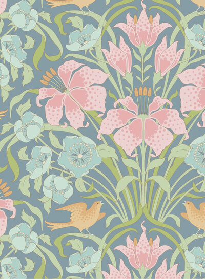 Tilda Songbird - Songbird Blue - katoentje