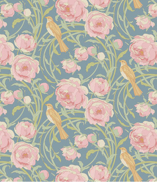 Tilda Songbird - Cora Blue - cotton