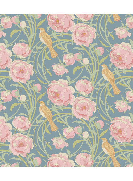 Tilda Songbird - Cora Blue - cotton