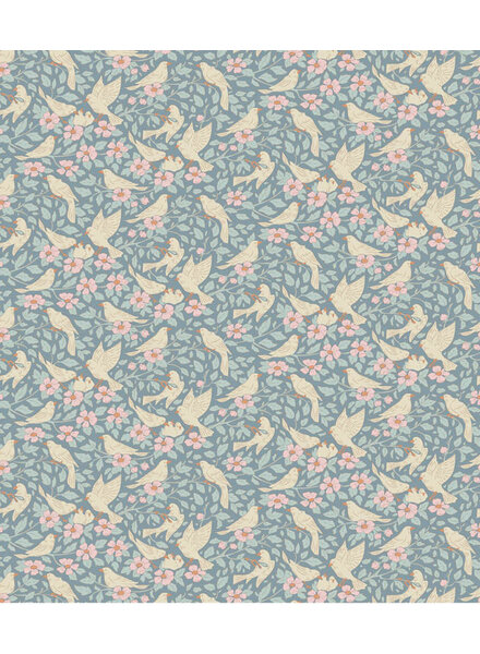 Tilda Songbird - Ava Blue - cotton