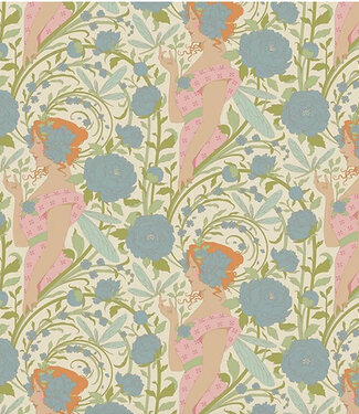 Tilda Songbird - Aubergy Blue - cotton