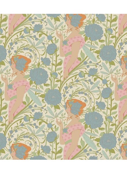 Tilda Songbird - Aubery Blue - katoentje