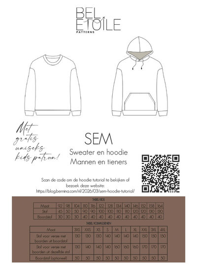 Bel'Etoile Sem sweater - basic sweater voor mannen