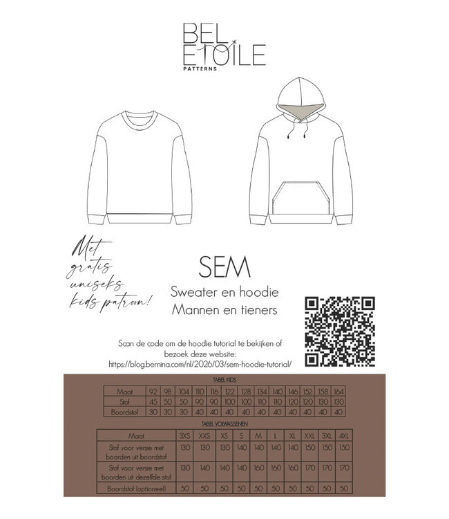 Bel'Etoile Sem sweater - basic sweater voor mannen