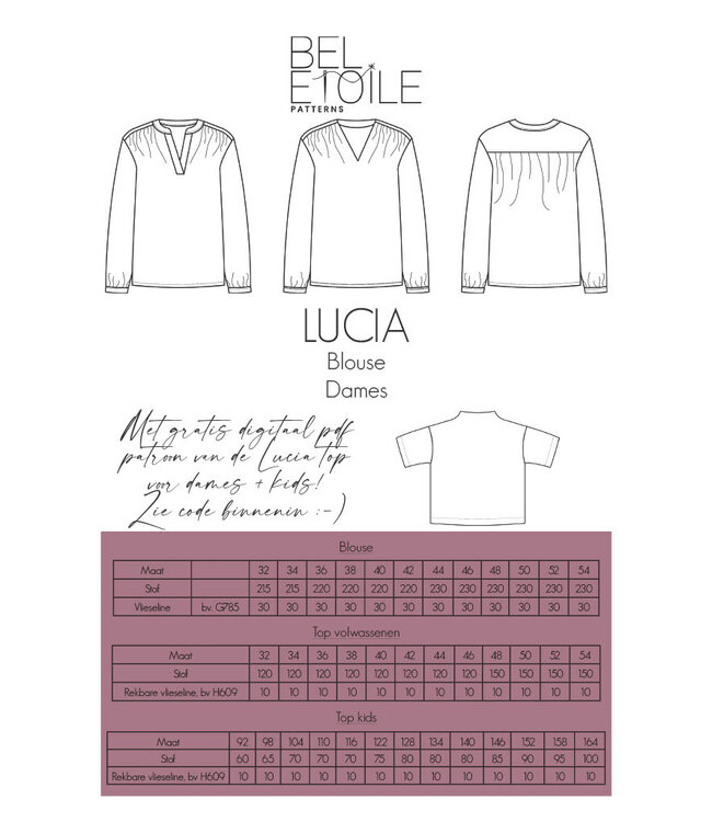Bel'Etoile Lucia Blouse & top - dames & kids
