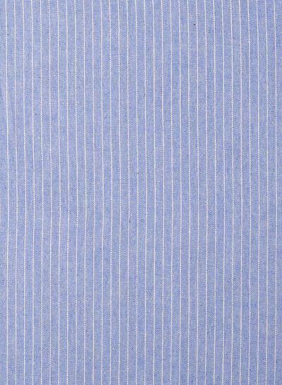 vertical stripes - cotton blend with linen look