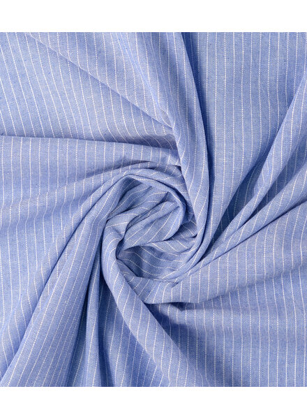 vertical stripes - cotton blend with linen look