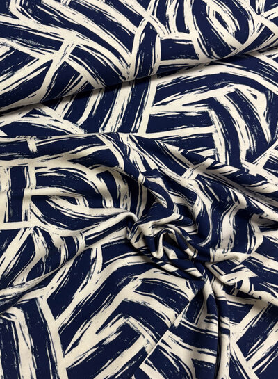 abstract blue - stylish knit