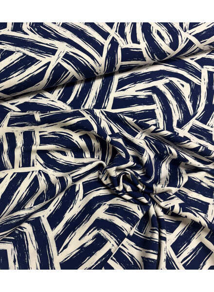 abstract blue - stylish knit