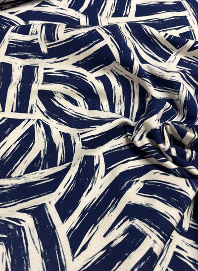 abstract blue - stylish knit