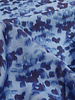 blue abstract spots - woven viscose
