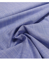 denim blue very fine houndstooth supple cotton