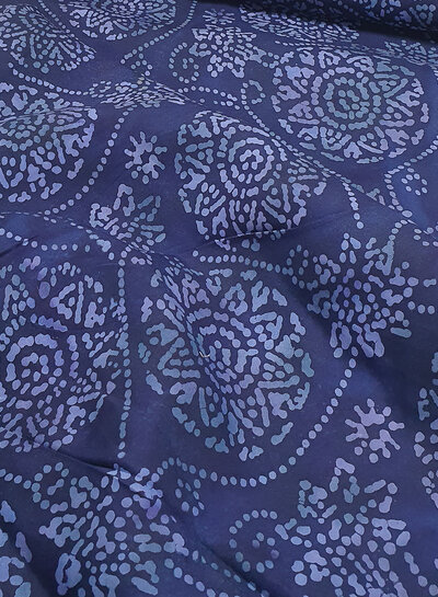 bloemen navy batik viscose 003