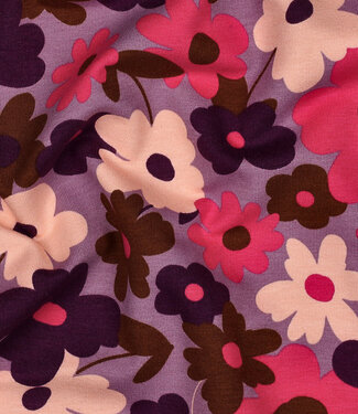 lilac flowers - soft sweater