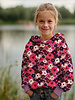 lila flowers - zachte sweater