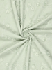 Madeline Embossed flower - cotton embroidery - mint green