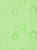 Madeline Embossed flower - cotton embroidery - green