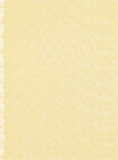 geel daydream embroidery katoen - scallop border