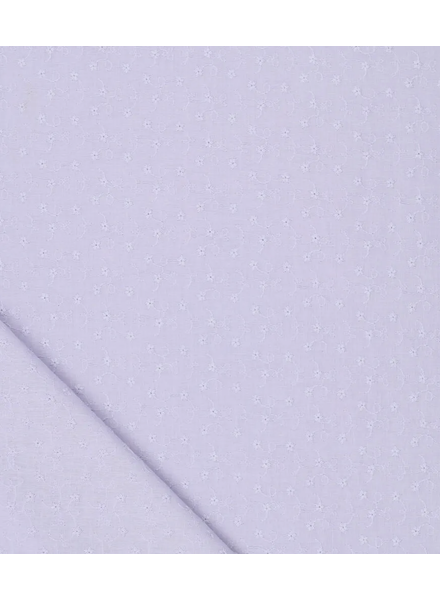 lilac daydream embroidery cotton - scallop border