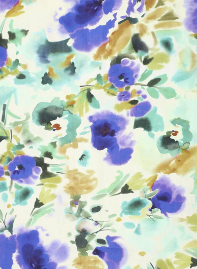 Madeline tuscany flowers - linen viscose