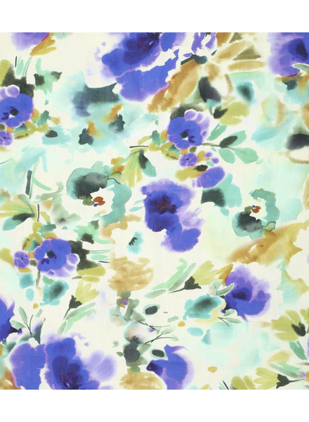 Madeline tuscany flowers - linen viscose