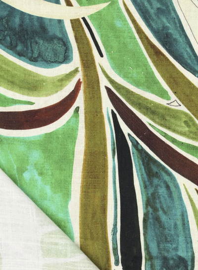 rio palmtrees  - linnen viscose