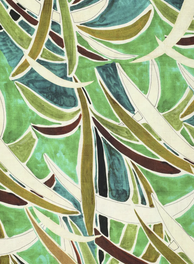 rio palmtrees  - linnen viscose