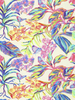 Madeline butterfly garden - linnen viscose mix