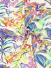 Madeline butterfly garden - linen viscose mix
