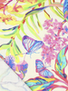 Madeline butterfly garden - linen viscose mix