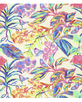 Madeline butterfly garden - linnen viscose mix