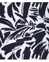 lisa navy - linnen viscose mix