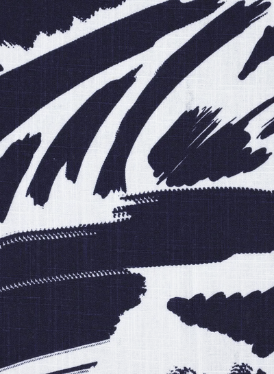 lisa navy - linnen viscose mix
