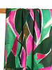 Atelier Jupe Rose green viscose with abstract print