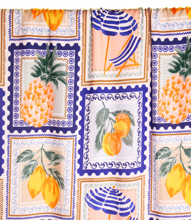Atelier Jupe Zomerse tegels viscose