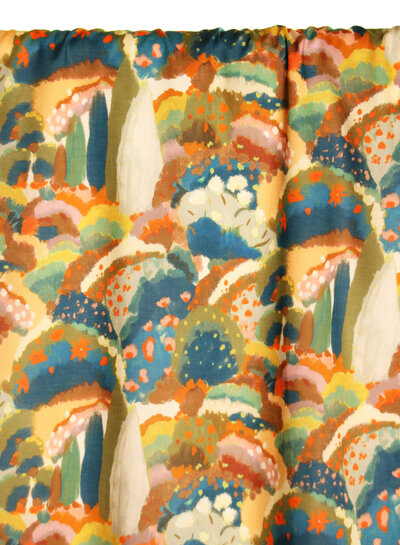 Atelier Jupe Cotton with romantic landscape