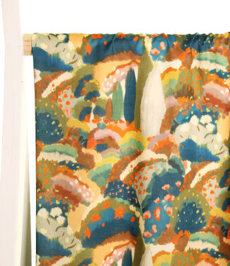 Atelier Jupe Cotton with romantic landscape