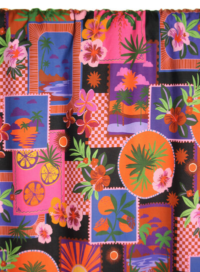 Atelier Jupe Colorful patchwork cotton