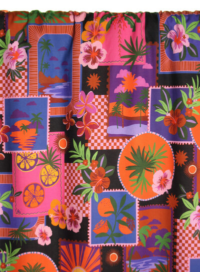 Atelier Jupe Colorful patchwork cotton