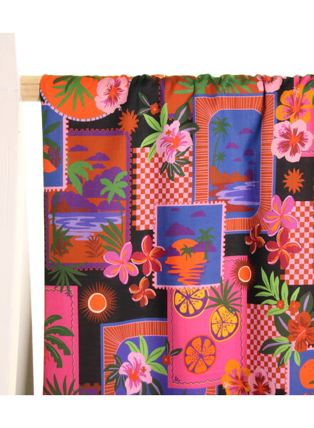 Atelier Jupe Kleurrijke patchwork katoen