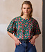 Atelier Jupe Groen met kleine bloemetjes textuur-viscose