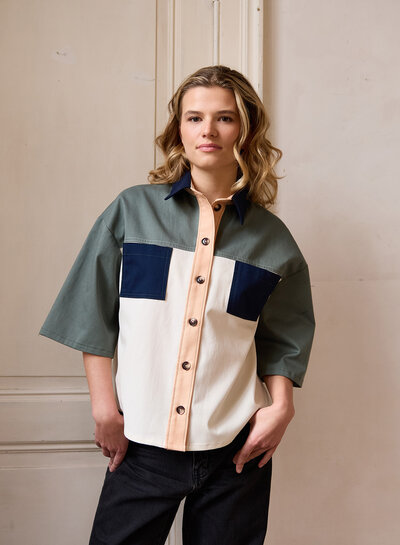 Atelier Jupe Witte bio twill-katoen