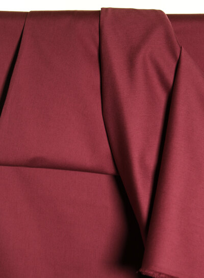 Atelier Jupe Wijnrode bio twill-katoen