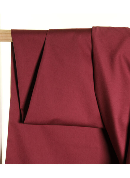 Atelier Jupe Wijnrode bio twill-katoen