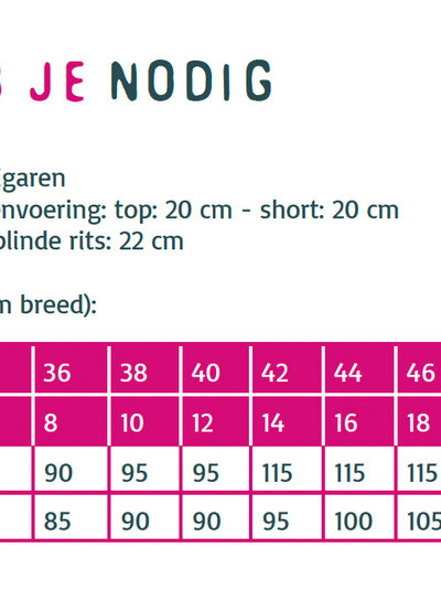 Atelier Jupe Sophie & Ellis top & short - papieren patroon