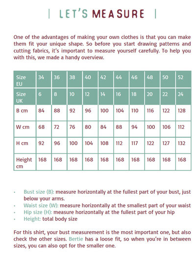 Atelier Jupe Bertie shirt - paper pattern