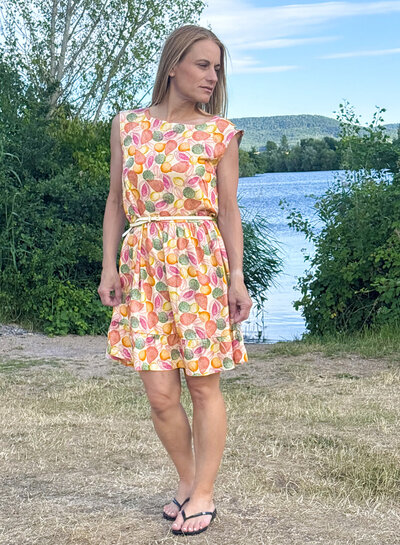 Swafing colorful fruit - viscose