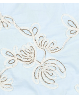 broderie lichtblauw loom en light - katoen